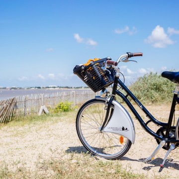 Vélo devant la mer