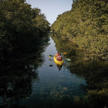 Canoë sur le Canal de Rompsay