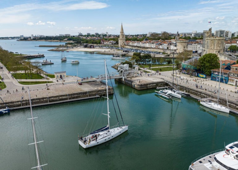 Vu drone dans le bassin des Chalutiers