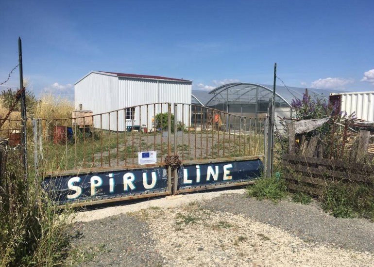 Entrée Ferme Spiruline de La Rochelle