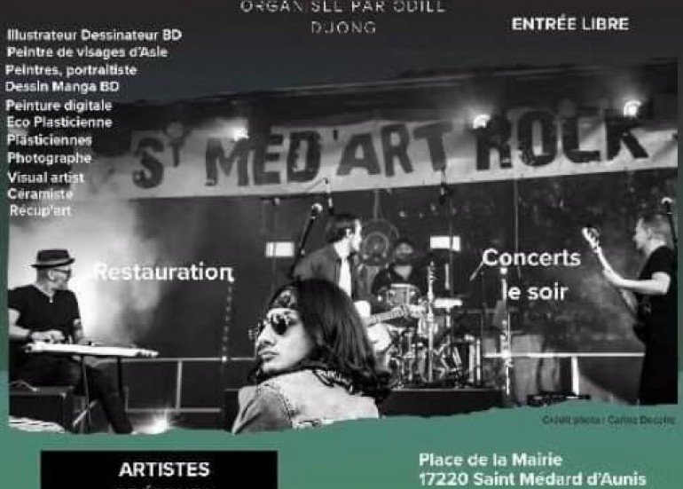 Exposition d'artistes - Festival St Med'Art Rock_Saint-Médard-d'Aunis