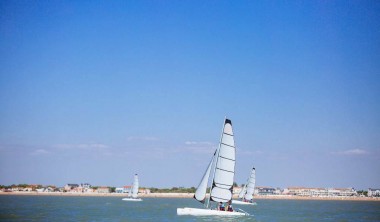 Mer bateau Catamaran enfant