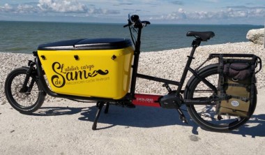 le vélo cargo en face de la mer L'Atelier Cargo
