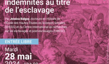 Conférence réparations compensations et indemnités au titre de l'esclavage