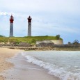Plage île d'Aix + phare