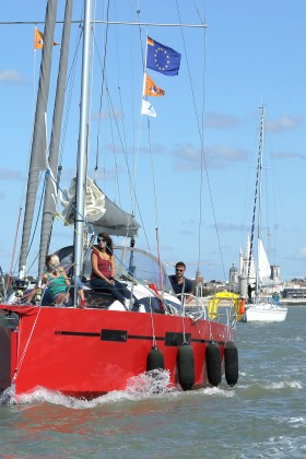 Sailing on the open sea...